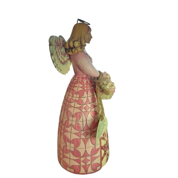 Jim Shore‎ RARE Longaberger Homestead Exclusive 2007 Angel of Hope Breast Cancer - Picture 4 of 5